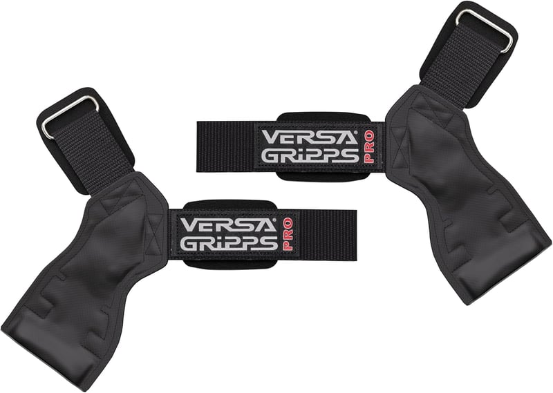 Versa Gripps PRO Edzőkesztyű - Professzionális Fogást Segítő Edzéskiegészítő Terembe, V-alakú, Terepmintás, XS Méret