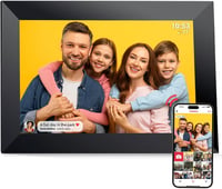 VESWWE 10,1" WiFi Digitális Képkeret - 32GB, Érintőképernyős, 1280x800 IPS, Automatikus Forgatás, Fotó és Videó Megosztás Okostelefonról 1