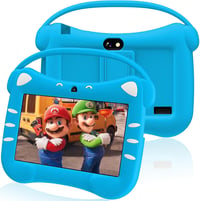 VESWWE Gyerek Tablet 7 Hüvelykes Android WiFi Bluetooth 32GB Védőtokkal Kék 3-12 Éveseknek Fiúknak Lányoknak 1