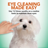 Dischete pentru curățarea ochilor Vet's Best Clean Eye pentru câini și pisici - 100 bucăți - Soluție blândă pentru îngrijirea ochilor animalelor de companie 3