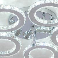 VETRULUS LED Kristály Mennyezeti Lámpa Modern Csillár Rozsdamentes Acél 5