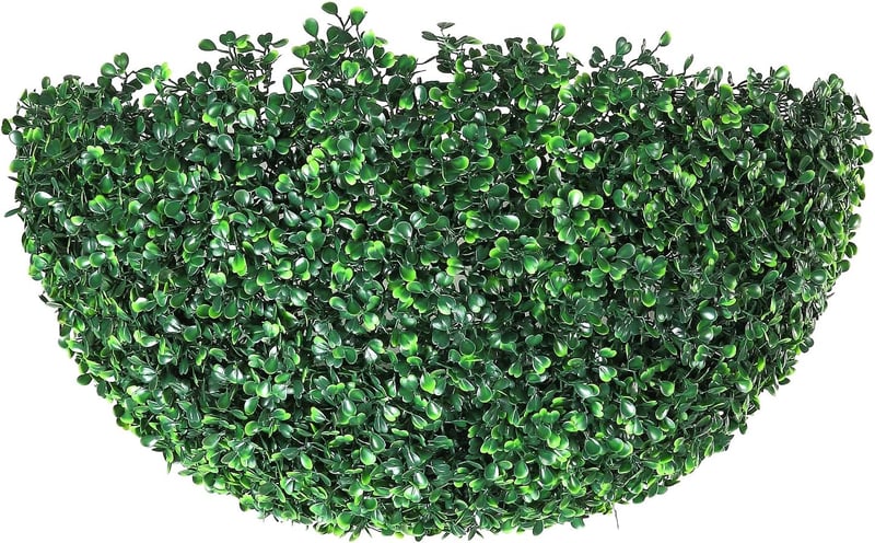 VEVOR 2 db Műanyag Buxus Gömb 50,8 cm LED Világítással Kertdekoráció