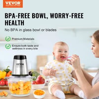 VEVOR 400W Elektromos Húsdaráló Aprító Konyhai Robotgép 1200ml 2