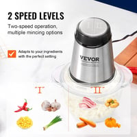 VEVOR 400W Elektromos Húsdaráló Aprító Konyhai Robotgép 1200ml 4
