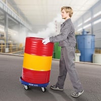 VEVOR 55 gallon hordó szállító kocsi 907 kg teherbírás billenésgátló görgős kézikocsi 9