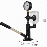 VEVOR 600 bara tester brizgaljki, 0,8 l mjerač tlaka goriva, dijagnostički alat za dizel motore s dvostrukom skalom 2