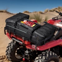 Geantă de depozitare spate VEVOR pentru ATV/UTV, 50L, cu perniță din burete și suport pentru pahare, material Oxford 600D, montabilă pe portbagaj 8