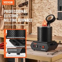 Elektrická taviaca pec VEVOR 1350 W, 1150 °C, 3 kg + 1 kg keramický téglik 2