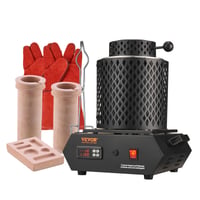 Elektrická taviaca pec VEVOR 1350 W, 1150 °C, 3 kg + 1 kg keramický téglik 1