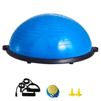 VEVOR balančná lopta (bosu) s expandermi a nožnou pumpou - modrá - 58 cm 10