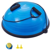 VEVOR balančná lopta (bosu) s expandermi a nožnou pumpou - modrá - 58 cm 1