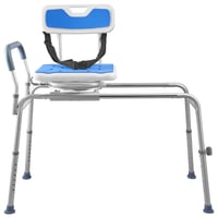 Vevor vaňa s otočným sedadlom, nosnosť 180 kg, s opierkami, bezpečnostným pásom a operadlom, výškovo nastaviteľná pre imobilné osoby 9