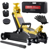 Hydraulický zdvihák VEVOR s nosnosťou 2,5 t, rozsah zdvihu 85 – 320 mm, rýchlozdvižná pumpa, SUV adaptér, pre osobné automobily a SUV 1