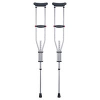 Cârje axilare VEVOR, 2 bucăți, înălțime reglabilă în 13 trepte, capacitate 136 kg, aluminiu, căptușeală moale, pentru adulți și persoane cu dizabilități 9