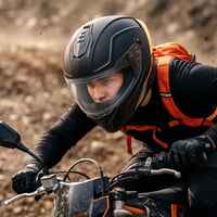 Cască Integrală VEVOR mărimea M, Cască Moto Omologată ECE și DOT cu Vizieră Dublă, Protecție Facială Completă, Ușoară și Confortabilă, pentru Bărbați și Femei 9