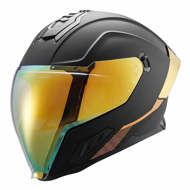 Cască Integrală VEVOR mărimea M, Cască Moto Omologată ECE și DOT cu Vizieră Dublă, Protecție Facială Completă, Ușoară și Confortabilă, pentru Bărbați și Femei