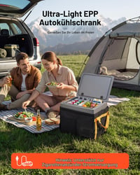 Ladă frigorifică cu compresor VEVOR 40 L, frigider auto ultraușor din EPP cu control prin aplicație, 12V/24V DC, de la -10°C la 10°C, pentru camion, autorulotă, camping 6