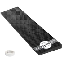 Rampă prag VEVOR din cauciuc solid pentru uși 90x20x4 cm, capacitate maximă 15 tone, cu bandă adezivă pe ambele fețe, rampă pentru scaun cu rotile, din cauciuc tăiabil 1
