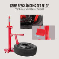 Aparat manual de dejantat anvelope VEVOR, dispozitiv portabil pentru anvelope de 8-16 inch (20,3-40,6 cm), compatibil cu mașini, camioane și remorci, pentru garaj personal 4