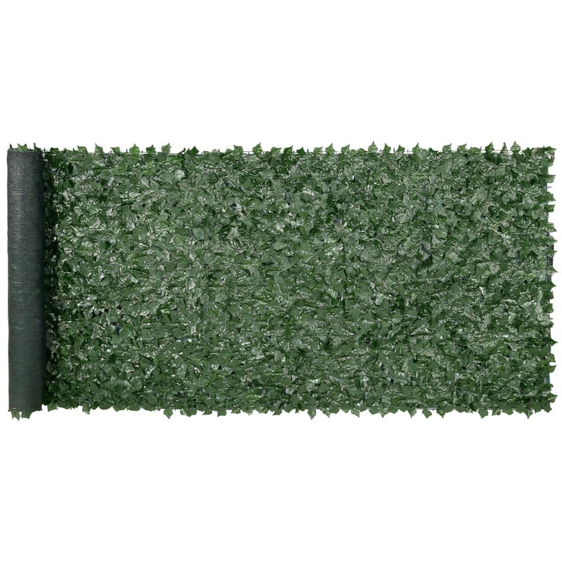 VEVOR Umelý brečtanový plot 150x400 cm, zelený dekoratívny plot z umelých rastlín na sieťovom podklade, dekorácia na vonkajší balkón a do záhrady
