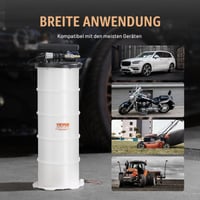 VEVOR 6,5 l ručné a pneumatické čerpadlo na odsávanie oleja, vákuová odsávačka prevádzkových kvapalín na výmenu motorového oleja, prevodového oleja a brzdovej kvapaliny v autách 6