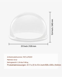 VEVOR Vattacukor Gép Átlátszó Akril Védőburkolat, 52 cm-es Vattacukor Gép Tartályhoz, Alsó Horonnyal, Partikhoz és Üzletekhez 7