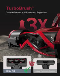 Vexilar C8 600W Kézi Porszívó Vezetékkel, 7m Kábel, Szőrmentesítő Kefe, 1.5L Tartály 3