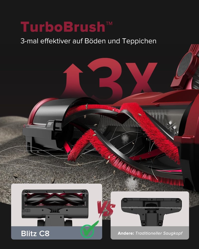 Vexilar C8 600W Kézi Porszívó Vezetékkel, 7m Kábel, Szőrmentesítő Kefe, 1.5L Tartály