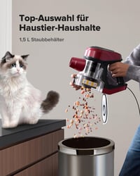 Vexilar C8 600W Kézi Porszívó Vezetékkel, 7m Kábel, Szőrmentesítő Kefe, 1.5L Tartály 4