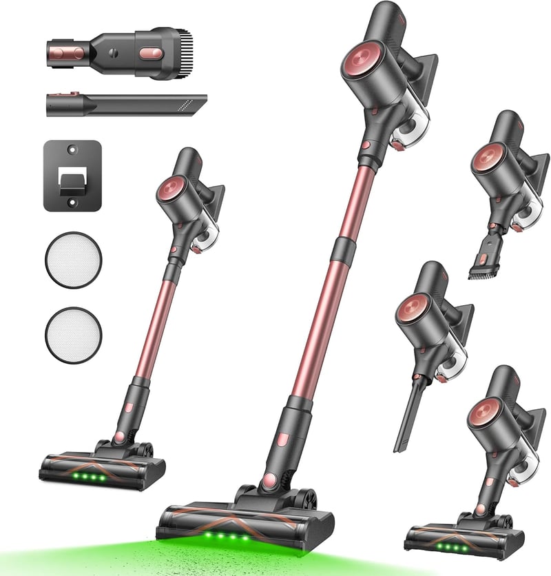 Vexilar V10Pro Cordless Vezeték Nélküli Porszívó 450W 45Kpa Érintőkijelzővel