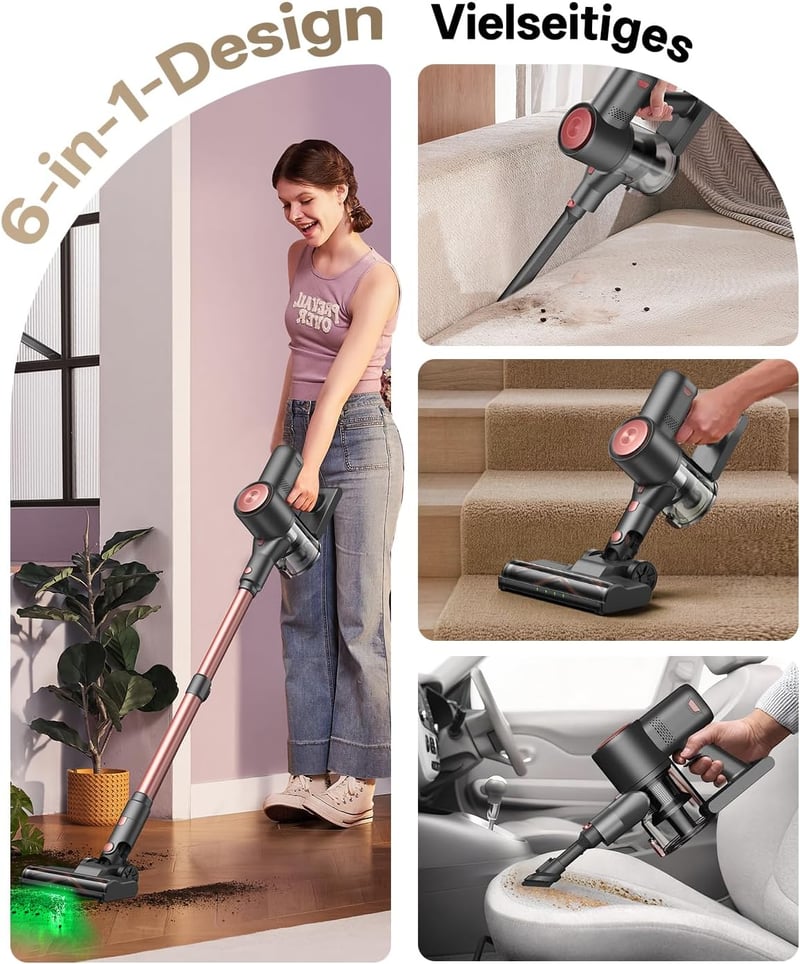 Vexilar V10Pro Cordless Vezeték Nélküli Porszívó 450W 45Kpa Érintőkijelzővel