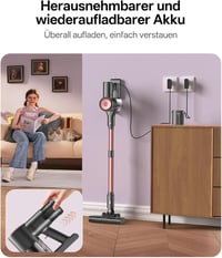 Vexilar V10Pro Cordless Vezeték Nélküli Porszívó 450W 45Kpa Érintőkijelzővel 6