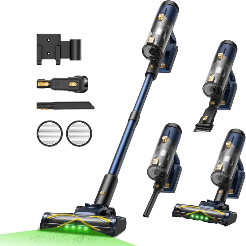 Vexilar V12 Akkumulátoros Porszívó 50 Min Üzemidő 450W LED Kijelzővel