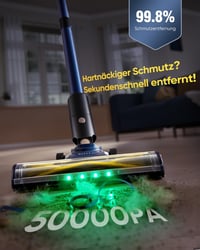 Vexilar V12 Akkumulátoros Porszívó 50 Min Üzemidő 450W LED Kijelzővel 2