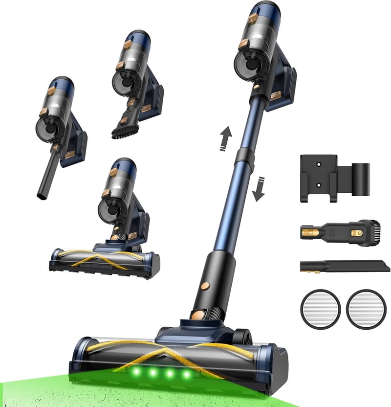 Vexilar V12 Wireless vezeték nélküli porszívó 50 perc üzemidő 450W LED kijelző
