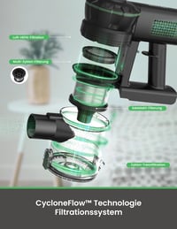 Vexilar V9PRO Vezeték Nélküli Porszívó Fekete 4