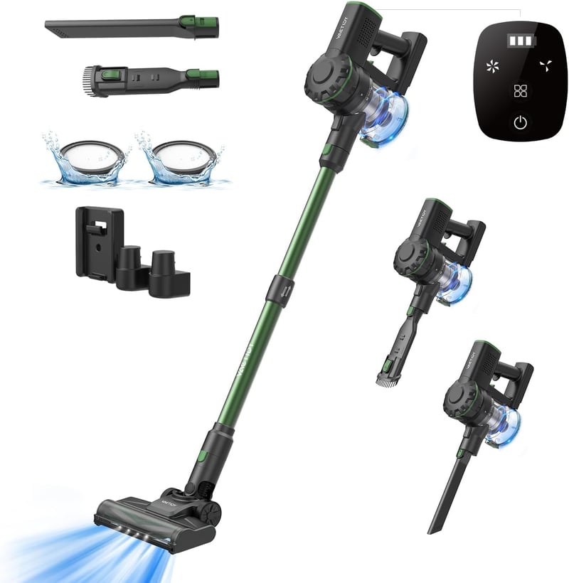 Vexilar V9PRO Vezeték Nélküli Porszívó Fekete