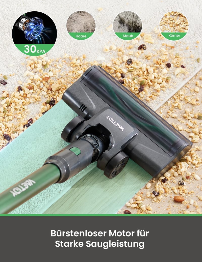 Vexilar V9PRO Vezeték Nélküli Porszívó Fekete