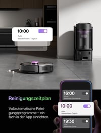 Robotický vysávač Vexilar W15 s funkciou mopovania a bezvreckovou multicyklónovou vyprázdňovacou stanicou, 10000 Pa, LiDAR navigácia, 3 v 1, 180 minút, 5 máp, zvieracie chlpy 8