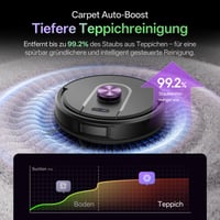 Robotický vysávač Vexilar W15 s funkciou mopovania, bezvrecková multicyklónová vyprázdňovacia stanica, 10000 Pa, LiDAR navigácia, 3 v 1 vysávanie a mopovanie 10