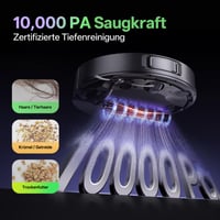 Robotický vysávač Vexilar W15 s funkciou mopovania, bezvrecková multicyklónová vyprázdňovacia stanica, 10000 Pa, LiDAR navigácia, 3 v 1 vysávanie a mopovanie 3