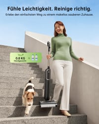 Aspirator umed-uscat cu acumulator Vexilar X7, putere de aspirare 20 kPa, design plat la 180°, sistem cu două rezervoare, autonomie de 40 de minute, autocurățare, pentru păr de animale 9