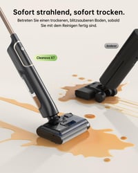 Aspirator umed-uscat cu acumulator Vexilar X7, putere de aspirare 20 kPa, design plat la 180°, sistem cu două rezervoare, autonomie de 40 de minute, autocurățare, pentru păr de animale 5