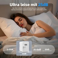 Vexloria 4 literes mini hűtőszekrény 6 dobozhoz, 220V/12V, fehér 4