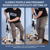 VexNook Álláshoz Segítő Magasságállítható 6 Támasz 300kg Teherbírás Acél 3