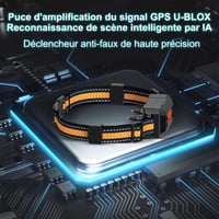 Vezeték Nélküli GPS Szökésgátló Nyakörv Kültéri Kutyáknak, 30-999M Állítható Kerítés, IPX7 Vízálló Elektromos Kerítésrendszer, Intelligens G 3