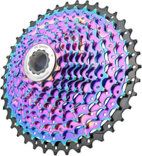 VG SPORTS Ultra-Könnyű Alumínium MTB Kazetta 11 Sebességes 11-40T Szivárvány - Hegyi Kerékpár Fogaskeréksor Nikkelezett Acél Fogakkal 1