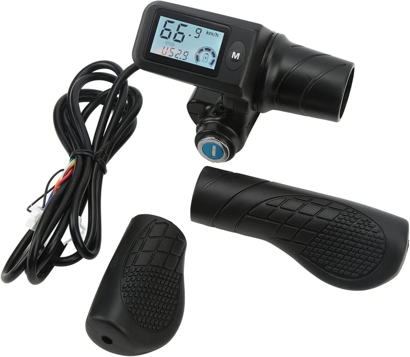 VGEBY 36V/48V 350W Elektromos Kerékpár Vezérlő Szett 805 LCD Kijelzővel és Gázkarral - Fényviszonyokhoz Alkalmazkodó, Hőelvezetéssel