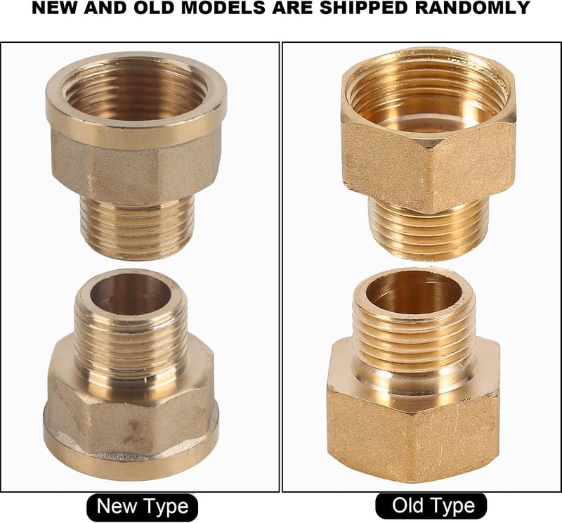 VGEBY Sárgaréz Vízcsatorna Adapter 1/2 BSPT Hím - 3/4 BSPT Nő