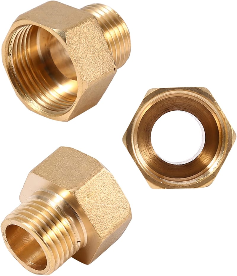 VGEBY Sárgaréz Vízcsatorna Adapter 1/2 BSPT Hím - 3/4 BSPT Nő